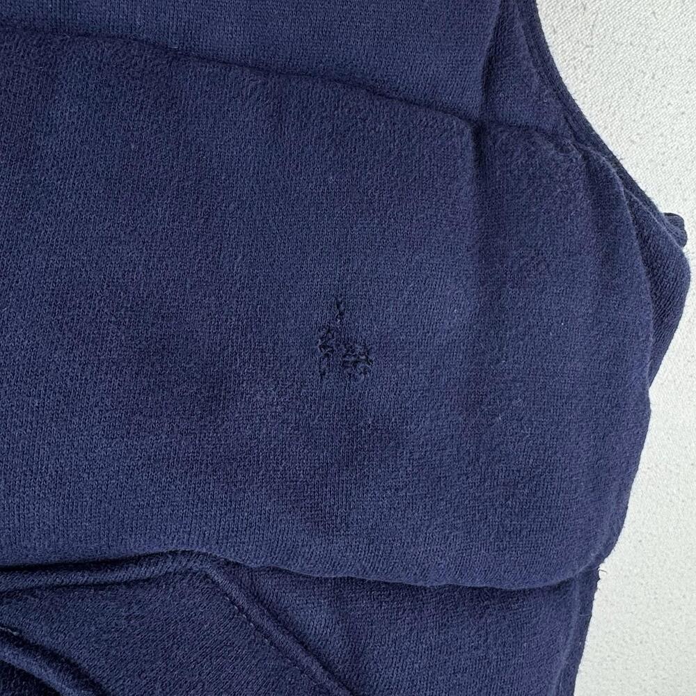 90’s Vintage Polo Ralph Lauren Mens XL Cotton Puffer Vest Jacket Navy Blue *Read - Picture 7 of 9